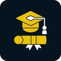 diseño de icono de vector de toga de graduación