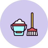 Cleaning Mop Vector Icon