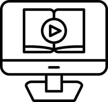 icono de vector de tutorial