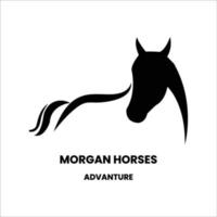 Free vector hand drawn horse logo design