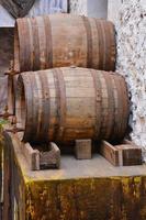 Barrels of wine photo