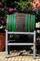 Barrel of wine photo