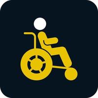 Disability Vector Icon Design