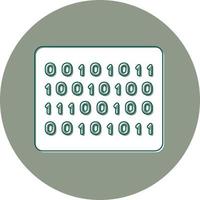 Binary Code Vector Icon