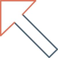 Upper Left Arrow Vector Icon