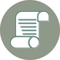 Paper Scroll Vector Icon