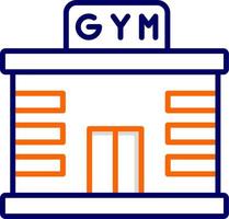 icono de vector de gimnasio