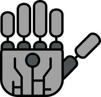 Robotic Hand Vector Icon