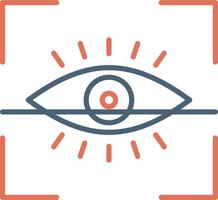 Eye Scan Vector Icon