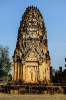 Ancient Buddhist temple in Asia photo