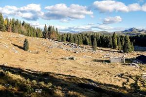 Scenic mountain landscape photo