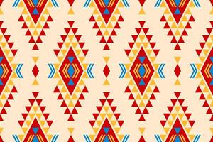 Fabric Aztec pattern background. Geometric ethnic oriental seamless pattern traditional. Mexican style. vector