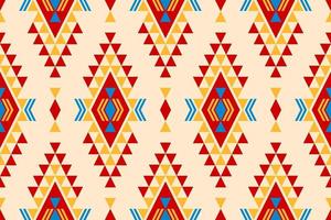 Fabric Aztec pattern background. Geometric ethnic oriental seamless pattern traditional. Mexican style. vector