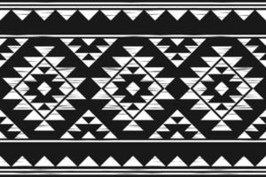 Carpet tribal pattern art. Geometric ethnic seamless pattern traditional. American, Mexican style. vector