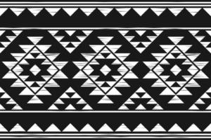 Carpet tribal pattern art. Geometric ethnic seamless pattern traditional. American, Mexican style. vector