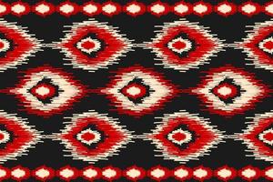 Abstract ethnic pattern art. Ikat seamless pattern traditional. American, Mexican style. Design for background, wallpaper, vector illustration, fabric, clothing, carpet, textile, batik, embroidery.