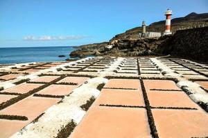 Salt ponds in Spain photo