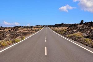 Road in the countryside photo