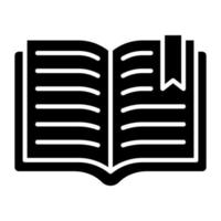 An open book with bookmark vector, trendy and modern style vector