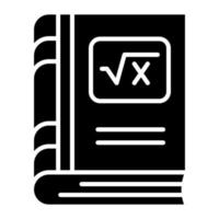 An amazing vector design of math book, premium icon