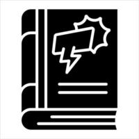 cómic libro vector diseño en moderno y de moda estilo, editable icono