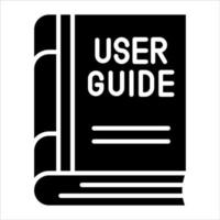 User guide vector design in modern style, easy to use icon