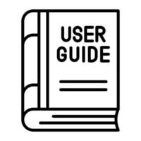 usuario guía vector diseño en moderno estilo, fácil a utilizar icono