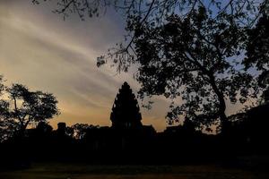 Ancient Buddhist temple in Asia photo