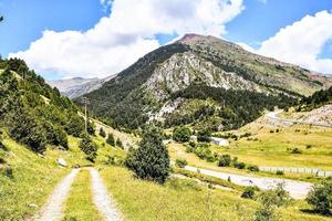 Scenic mountain landscape photo