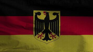 Deutschland Flagge Schleife Hintergrund 4k