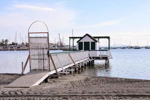 Dock on the lake photo