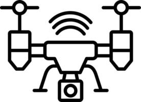 icono de vector de dron