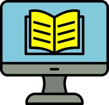 icono de vector de tutorial