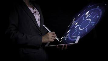 Document management system and IT business processes arranging for archiving Find and manage files and corporate data. Digital transformation of files. photo