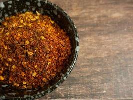 cayenne pepper for food or cooking concept photo