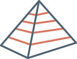 Pyramid Vector Icon