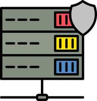 Server Protection Vector Icon