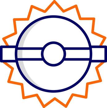 redondo trampa vector icono