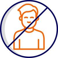 Man Blacklist Vector Icon