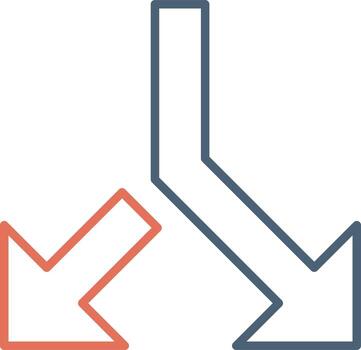 división vector icono