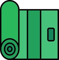 Yoga Mat Vector Icon