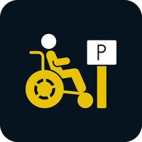 Handicap Vector Icon Design