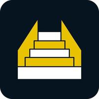 Stair Vector Icon Design