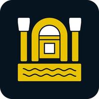 Rafting Vector Icon Design