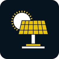 Solar Panel Vector Icon Design