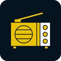 diseño de icono de vector de radio