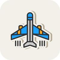 Airplane Vector Icon Design