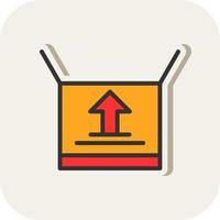 Open Box Vector Icon Design