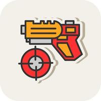 Shooting Game Vector Icon Design