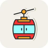 Gondola Vector Icon Design